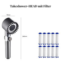 TAKESHOWER - VERSTELLBARER DUSCHKOPF MIT FILTER